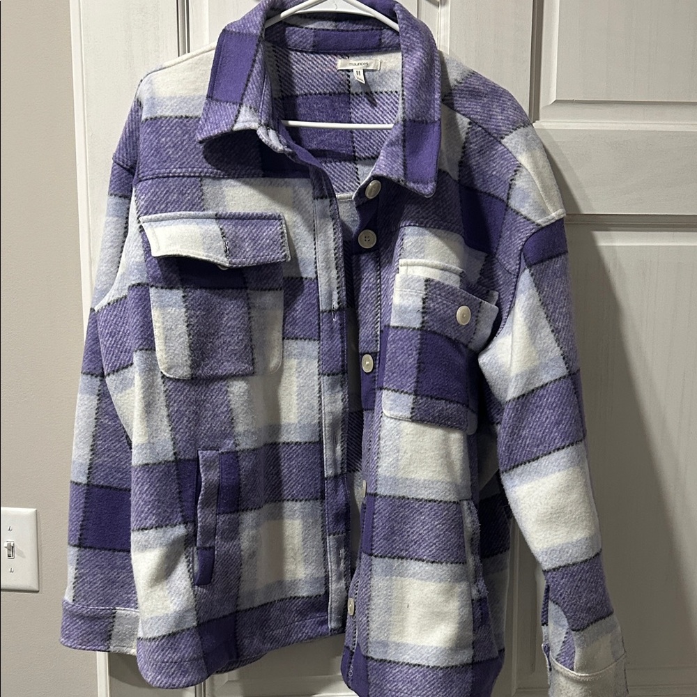 Purple Plaid Women’s jacket